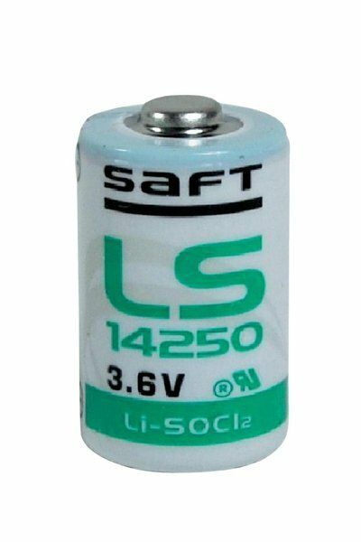 SAFT LS14250 lítiová batéria CR1/2 AA 3,6V 1200mAh SAFT-LS14250