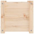 vidaXL Záhradné kvetináče 2 ks 31x31x31 cm, borovicový masív