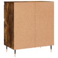 vidaXL Komoda dymový dub 60x35x70 cm spracované drevo