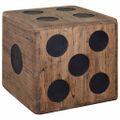 vidaXL Úložný box, mindi drevo, 40x40x40 cm, kockový dizajn