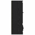 vidaXL Highboard 3 ks Čierny dub 132 x 35,5 x 103,5 cm
