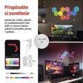 GoSmart LED svietidlo Hexagon, štartovací sada, 10 dielov, 19 W, RGBIC stmievateľné, WiFi