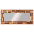 vidaXL Nástenné zrkadlo recyklovaný masív 50x110 cm