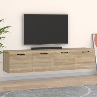 vidaXL Nástenné skrinky 2 ks dub sonoma 60x36,5x35 cm spracované drevo