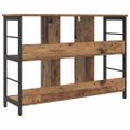 vidaXL Regál na knihy 6 úrovní 102 x 32 x 72,5 cm Kompozitné drevo