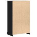 vidaXL Vyšší stôl Čierny dub 60 x 35.5 x 103.5 cm Kompozitné drevo
