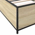 vidaXL Rám postele Dub sonoma 80 x 200 cm Kompozitné drevo