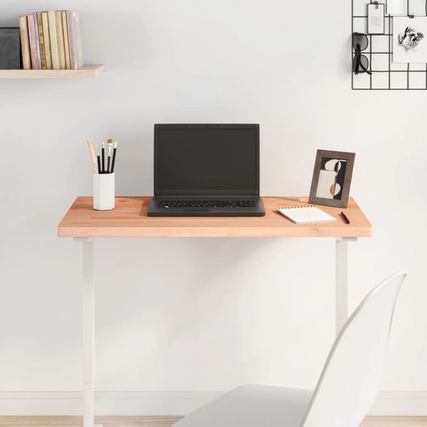 vidaXL Doska stolíka 80x40x2,5 cm masívny buk