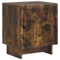 vidaXL Nočný stolík Dymový dub 43 x 34,5 x 50 cm Kompozitné drevo