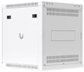 Ubiquiti UniFi 12U Rack Cabinet Wall 600 Glass - Nástěnný rozvaděč, výška 12U, ventilátory, prosklené dveře Racková skrín, 12U, nástenná montáž, prosklené dvere, vestavené ventilátory, uzamykatelná, nosnost 80 kg, bílá