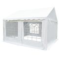 vidaXL Záhradný stan z PVC, 3x4 m, biely