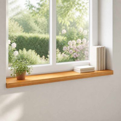 vidaXL Parapety 2 ks Svetlohnedá 70 x 30 x 2 cm Masívne bukové drevo