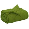 vidaXL Prikrývka na celý rok Zelená 200 x 200 cm Mikrovlákno