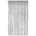 vidaXL Záclona macrame antracitová 140x240 cm bavlna