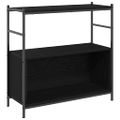 vidaXL Regál na knihy 80 x 30 x 78,5 cm Kompozitné drevo Čierny dub