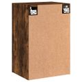 vidaXL TV nástenné skrinky 2 ks dymový dub 40,5x30x60 cm kompoz. drevo