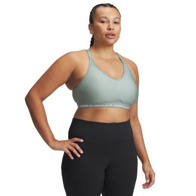 Športová podprsenka Crossback Low Green - Under Armour, veľkosť XS