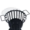 vidaXL Záhradné ohnisko s grilom oceľ 47,5 cm