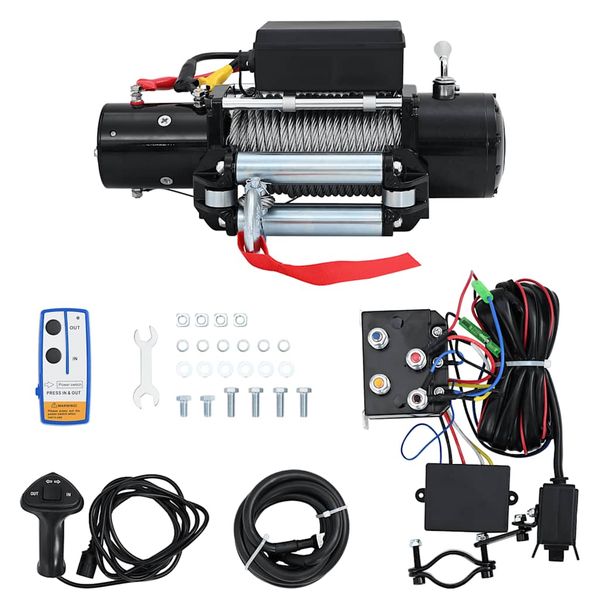 vidaXL Elektrický navijak 12 V, 5909 kg