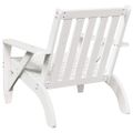 VidaXL záhradné stoličky Adirondack 2 ks Biela masívna borovica
