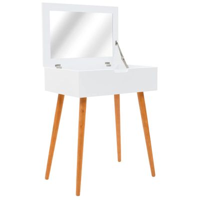 vidaXL Toaletný stolík so zrkadlom MDF 60x40x75 cm