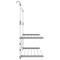 vidaXL Sušiaci stojan na balkón 89x25x(60-95) cm hliník