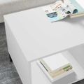 vidaXL Konferenčný stolík Biela 90 x 49 x 46 cm Kompozitné drevo