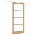 vidaXL Posuvné dvere ORKDAL 93 x 211 cm Prírodná
