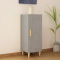 vidaXL Komoda betónovo sivá 34,5x34x90 cm spracované drevo