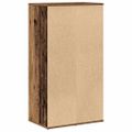 vidaXL Regál na topánky, staré drevo 54x34x100,5 cm, kompozitné drevo