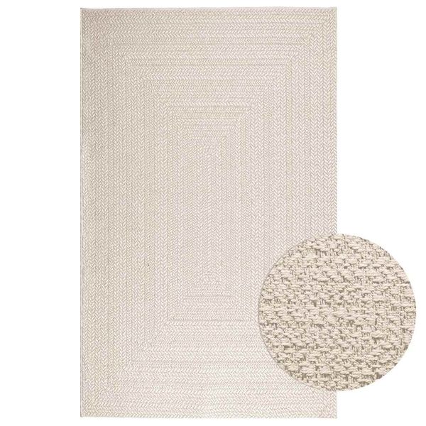 vidaXL Koberec ZIZUR 160x230 cm jutový vzhľad interiér a exteriér