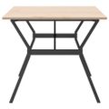 vidaXL Jedálenský stolík v tvare Y 180x90x75 cm borovica a oceľ