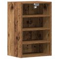 vidaXL Závesná skrinka “Riga” Old Wood 40x29,5x60 cm Engineered Wood