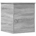 vidaXL Úložný box sivý sonoma 40x42x46 cm kompozitné drevo