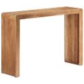 vidaXL Konzolový stolík 110x30x76 cm masívne akáciové drevo