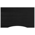 vidaXL pracovný stôl tmavohnedý 100x60x(71,5-98) cm masívny dub