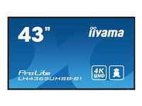 43" Trieda uhlopriečky (42.5" zobraziteľný) displej LCD s LED podsvietením - digital signage - Android - 4K UHD (2160p) 3840 x 2160 - čierna