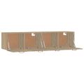 vidaXL Nástenné skrinky 2 ks dub sonoma 60x36,5x35 cm spracované drevo