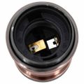 vidaXL držiaky lámp 2 ks červený bronz E27