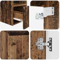 vidaXL Set kabinetov do kúpeľne 3 ks Staré drevo 49,5 x 41 x 64,5 cm