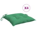 vidaXL Vankúše na paletové sedenie 4 ks zelené 50x50x7 cm oxford.látka