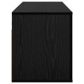 vidaXL Nástenná skriňa pre TV 100 x 34,5 x 40 cm Čierny dub
