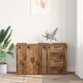 vidaXL Servírovacia skriňa Staré drevo 100 x 33 x 59,5 cm