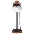 vidaXL Stolová lampa 25 W čierna 17x17x60 cm E27