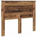 vidaXL Rám postele Staré drevo 120 x 190 cm Kompozitné drevo