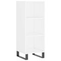 vidaXL Komoda biela 34,5x32,5x90 cm kompozitné drevo