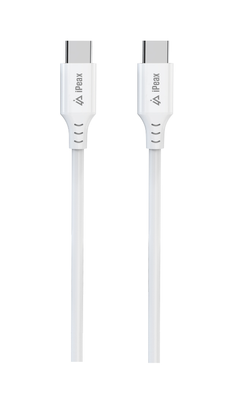 Kábel iPEAX 90010114 USB-C/USB-C 1,5 m biely