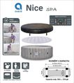 AVENLI NICE jacuzzi SILVER - nafukovací vířivka pro 6 osob