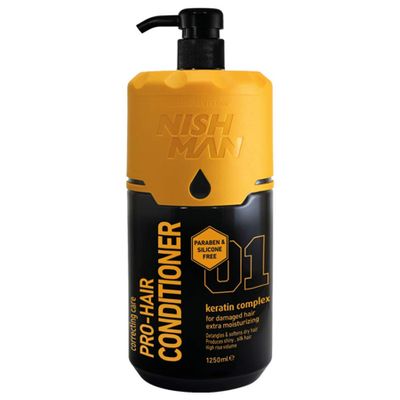 Keratínový kondicionér na vlasy NISH MAN Pro-hair conditioner 1250 ml