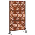 vidaXL Záves na zabezpečenie súkromia 100 x 50 x 180 cm Hrdzavý